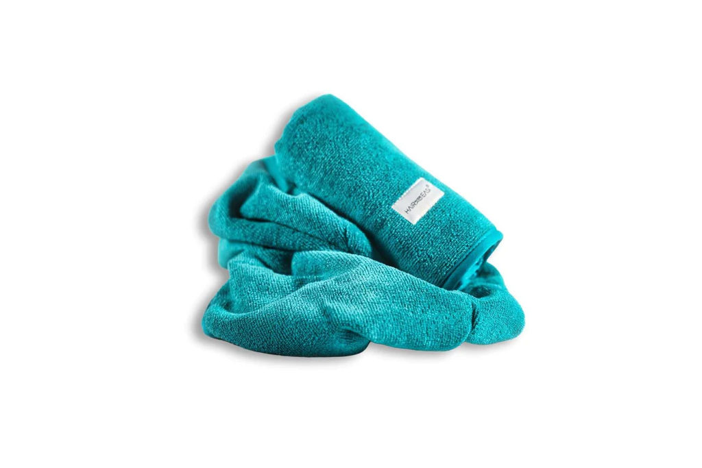 Blue hair wrap