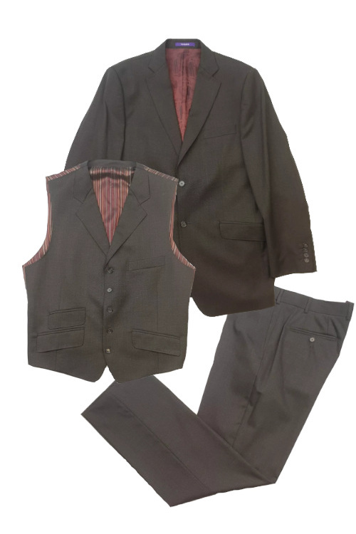 Brown suit