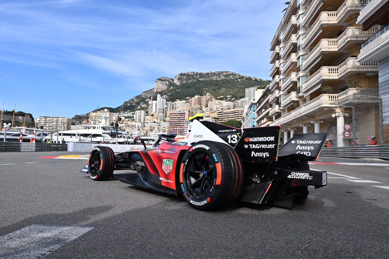 A racecar in Monaco