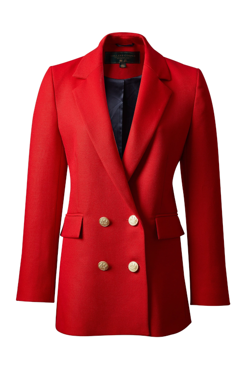 Red blazer