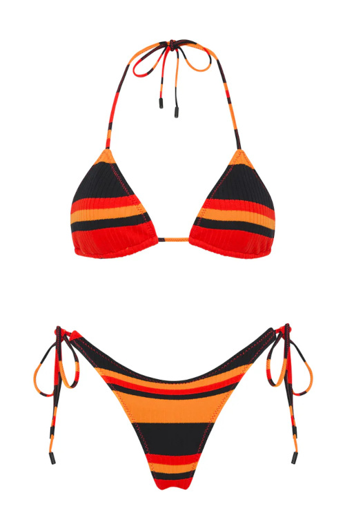 Multi-coloured bikini