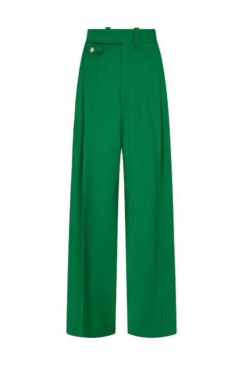 Green trousers