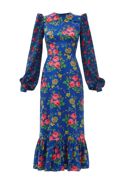 Blue floral dress | what to wear to royal ascot