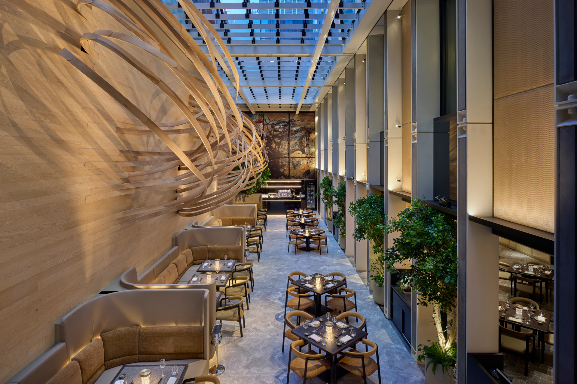Akira Back restaurant interiors