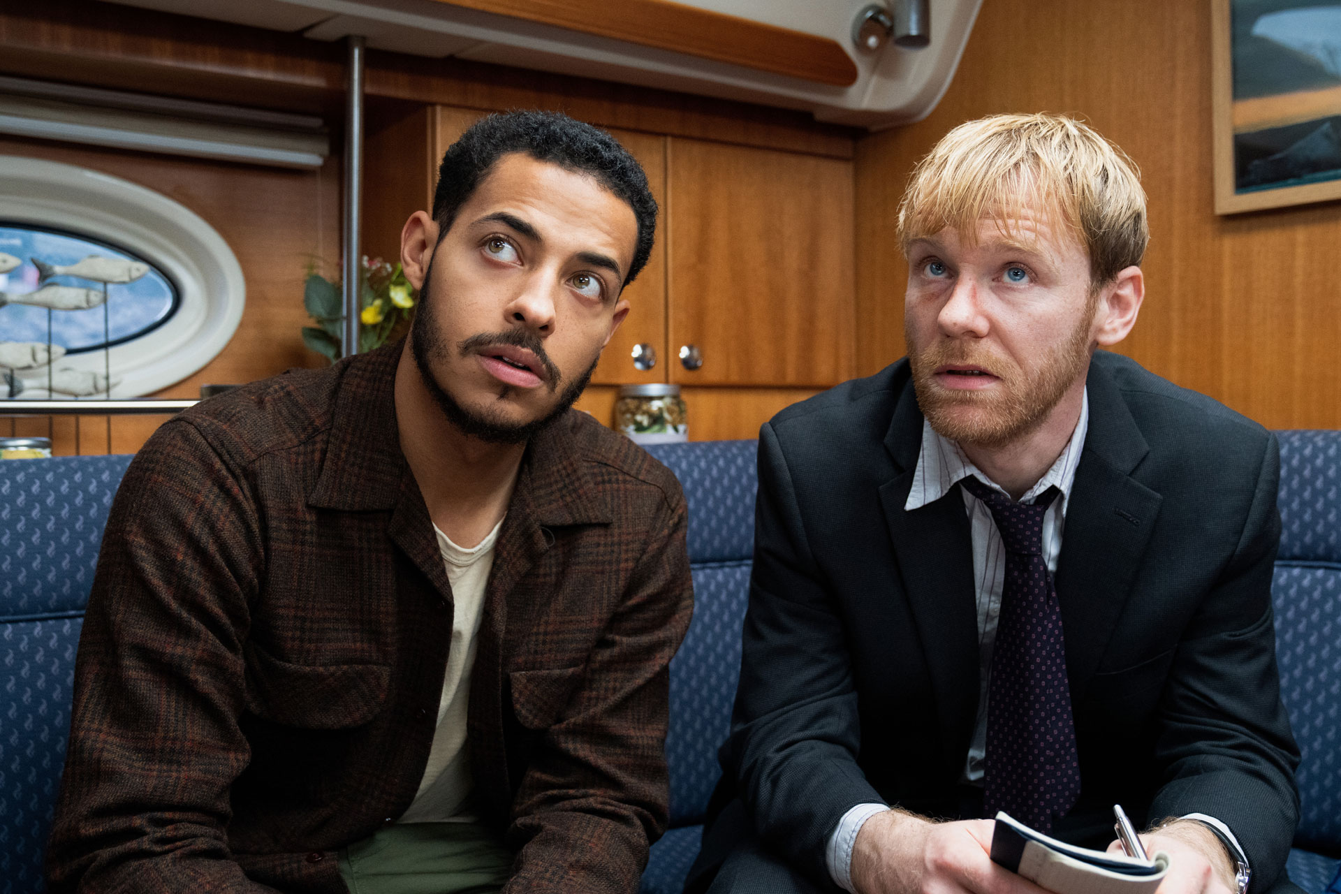 Daryl McCormack and Brian Gleeson in Bad Sisters