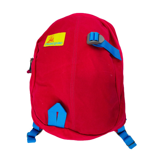 Red backpack