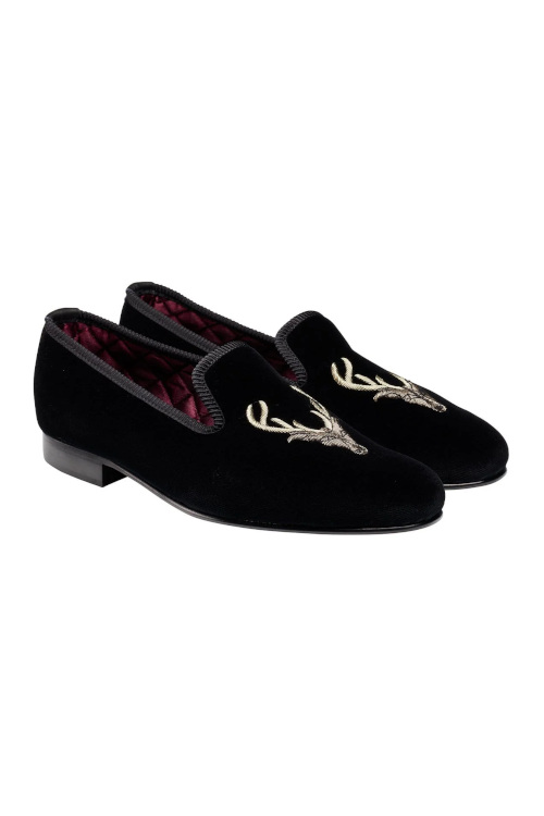 Velvet slippers